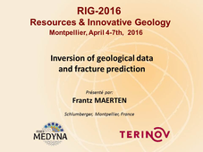 Resources & Innovative Geology 2016 : Frantz Maerten