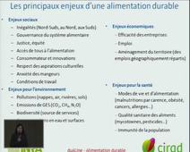 Colloque sur l' Alimentation durable du 31 Janvier 2012