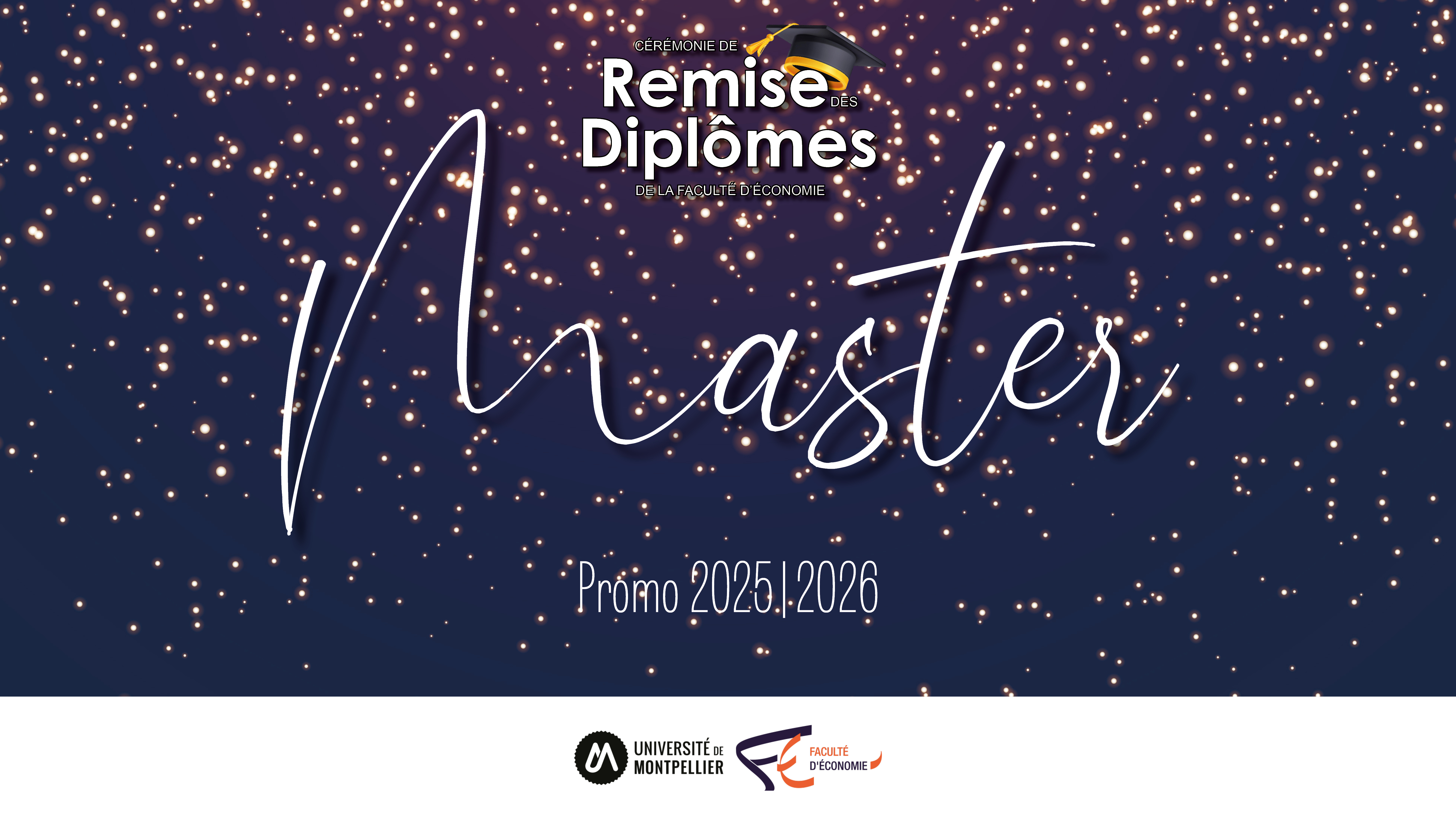 Cérémonie de remise de diplômes - Vendredi 6 novembre 18h