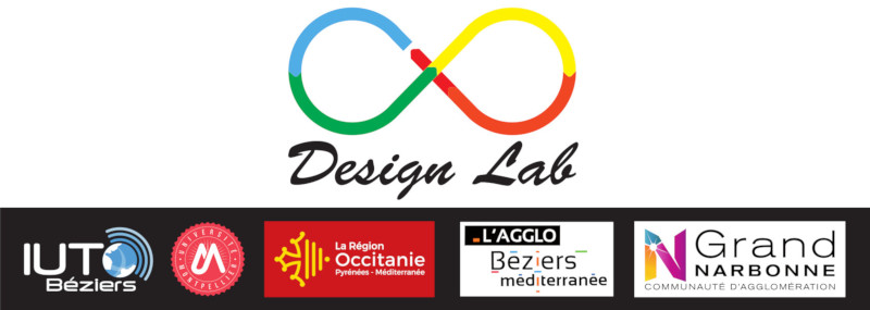 Bannière Design-Lab : le fablab intégré à l'IUT de Béziers