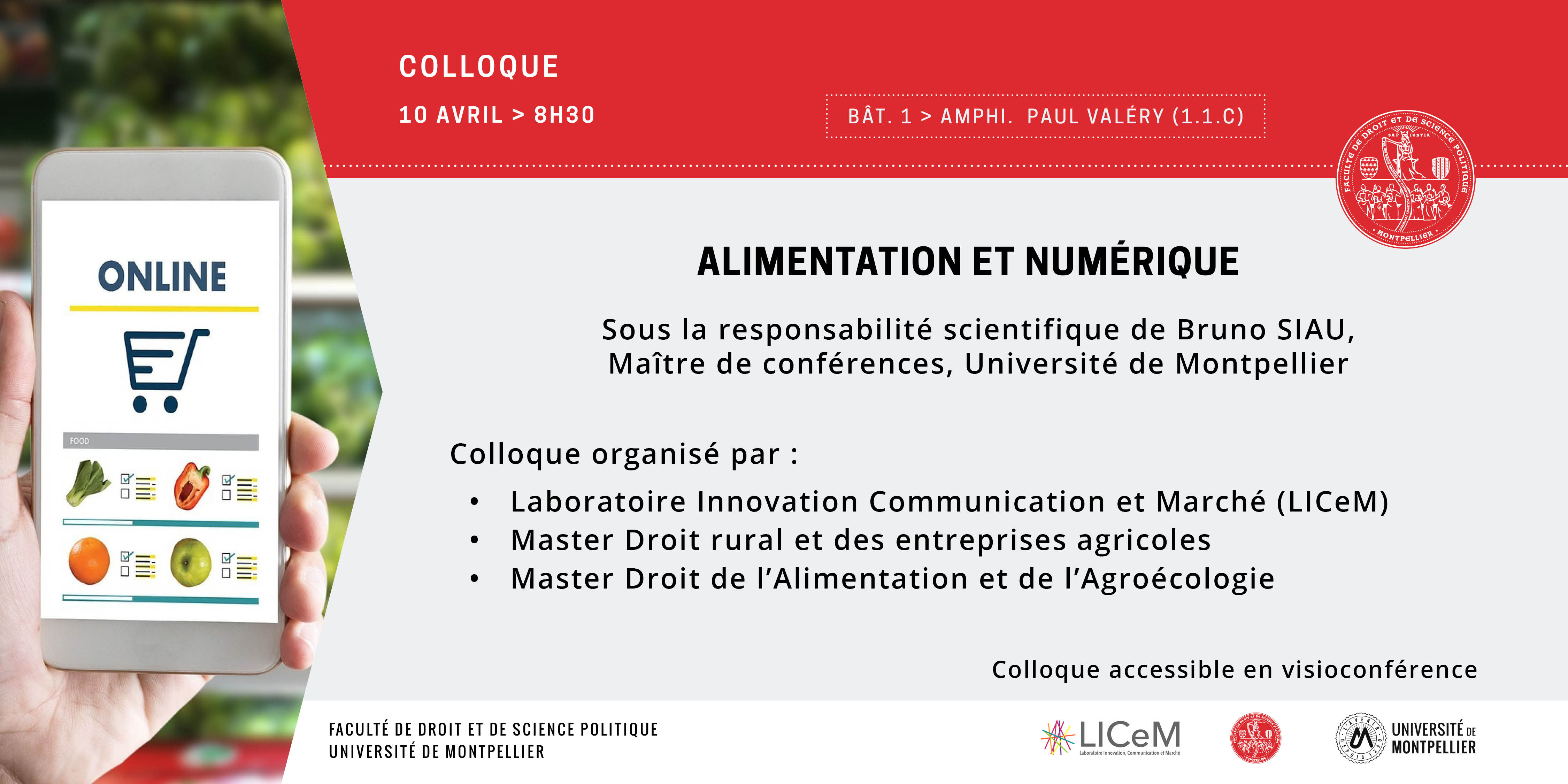 Amphi C - Colloque Alimentation et numérique