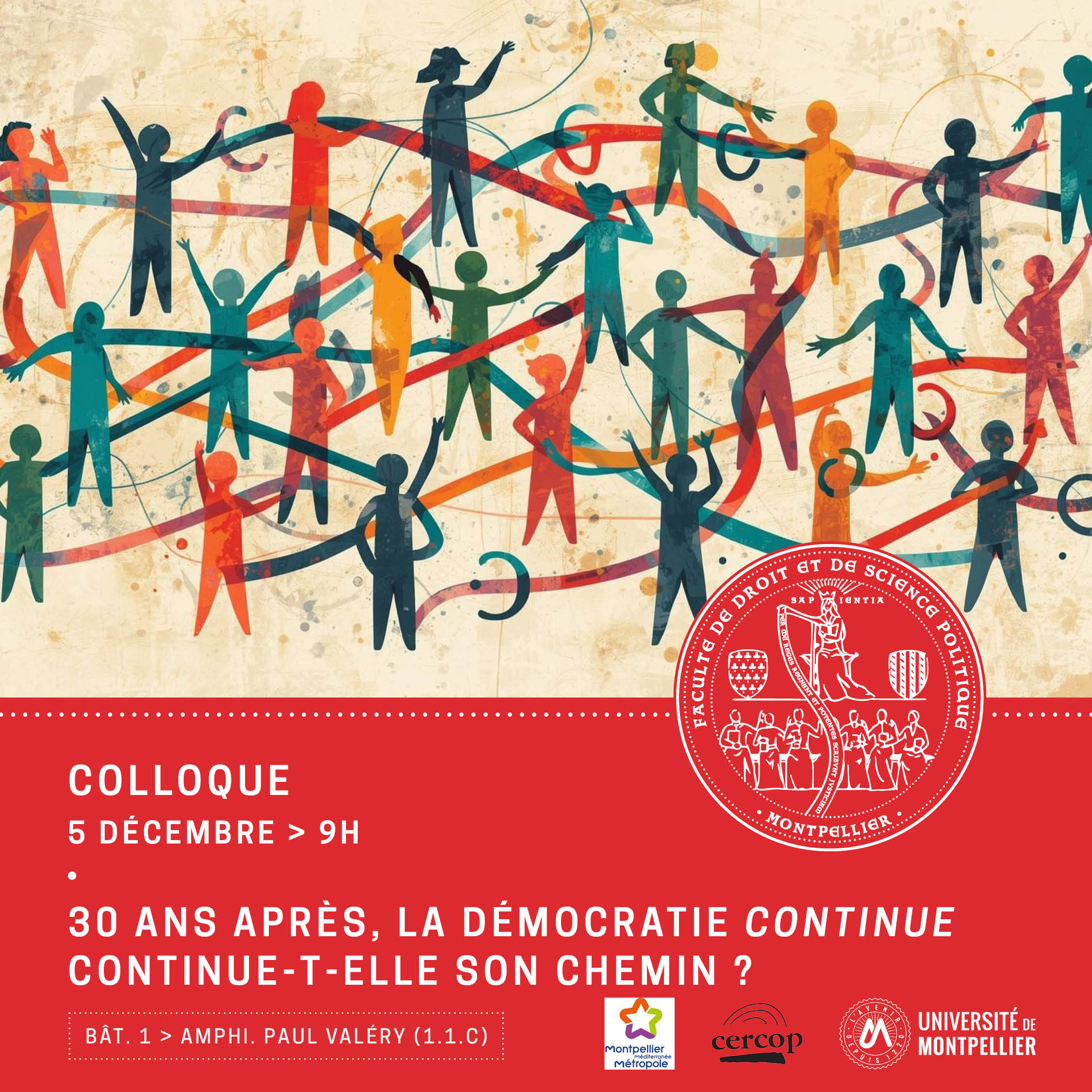 Colloque : 30 ans après, la démocratie continue continue-t-elle son chemin ?